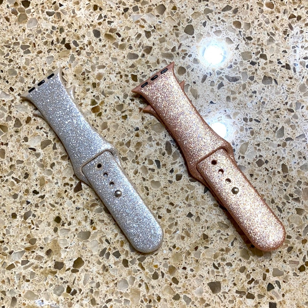 Glitter Watch Bands (2x)